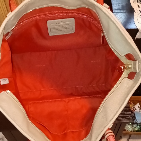 Coach Canvas & Leather Horse & Carriage Tote - Ivory - Picture 12 of 15